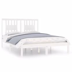 VidaXL 3104064, White, 146 cm, 2.06 m, 100 cm, 1400 x 2000 mm, 1460 x 40 x 1000 mm