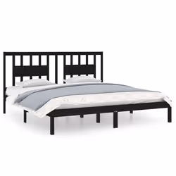 VidaXL 3104087, Black, 2.06 m, 2.06 m, 100 cm, 2000 x 2000 mm, 2060 x 40 x 1000 mm