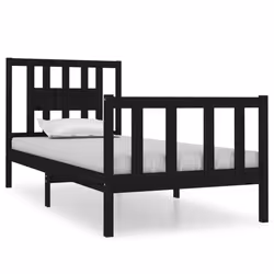 VidaXL 3104092, Black, 81 cm, 195.5 cm, 100 cm, 750 x 1900 mm, 810 x 40 x 1000 mm
