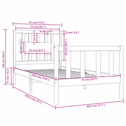VidaXL 3104092 bed frame - Additional view 5