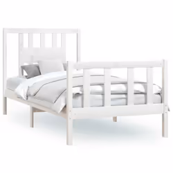 VidaXL 3104099, White, 126 cm, 195.5 cm, 100 cm, 1200 x 1900 mm, 1260 x 40 x 1000 mm