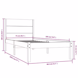 VidaXL 3104113 bed frame - Additional view 6