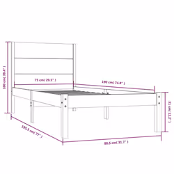 VidaXL 3104177 bed frame - Additional view 5
