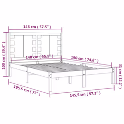 VidaXL 3104202 bed frame - Additional view 5