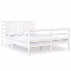 VidaXL 3104254, White, 126 cm, 195.5 cm, 70 cm, 1200 x 1900 mm, 1260 x 40 x 1000 mm