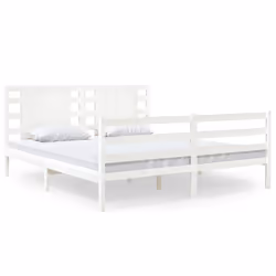 VidaXL 3104289, White, 156 cm, 2.06 m, 70 cm, 1500 x 2000 mm, 1560 x 40 x 1000 mm