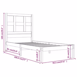 VidaXL 3104463 bed frame - Additional view 5