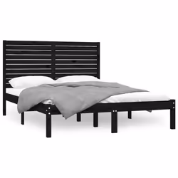 VidaXL 3104617, Black, 156 cm, 2.06 m, 100 cm, 1500 x 2000 mm, 1560 x 40 x 1000 mm