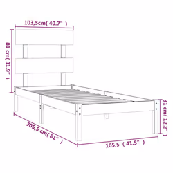 VidaXL 3104664 bed frame - Additional view 6