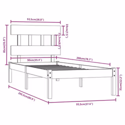 VidaXL 3104723 bed frame - Additional view 6