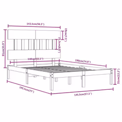 VidaXL 3104739 bed frame - Additional view 6