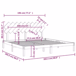 VidaXL 3104891 bed frame - Additional view 5