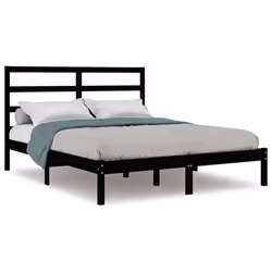 VidaXL 3104917, Black, 146 cm, 195.5 cm, 100 cm, 1400 x 1900 mm, 1460 x 40 x 1000 mm