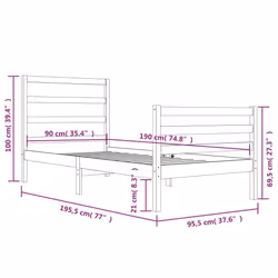 VidaXL 3104971 bed frame - Additional view 6