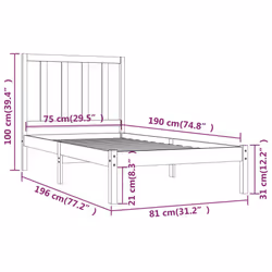 VidaXL 3105121 bed frame - Additional view 6