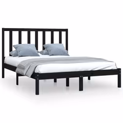VidaXL 3105144, Black, 145.5 cm, 195.5 cm, 100 cm, 1400 x 1900 mm, 21 cm