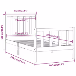 VidaXL 3105189 bed frame - Additional view 6