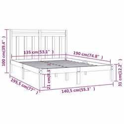 VidaXL 3105226 bed frame - Additional view 6