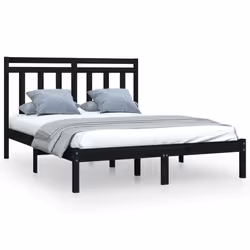 VidaXL 3105234, Black, 145.5 cm, 195.5 cm, 31 cm, 1400 x 1900 mm, 1460 x 40 x 1000 mm