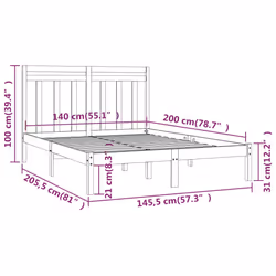 VidaXL 3105259 bed frame - Additional view 5