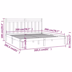 VidaXL 3105273 bed frame - Additional view 5
