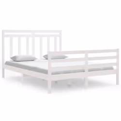 VidaXL 3105321, White, 155.5 cm, 2.06 m, 69.5 cm, 1500 x 2000 mm, 1560 x 40 x 1000 mm
