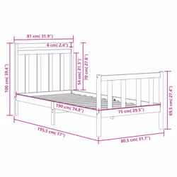VidaXL 3105344 bed frame - Additional view 5