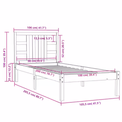 VidaXL 3105396 bed frame - Additional view 6