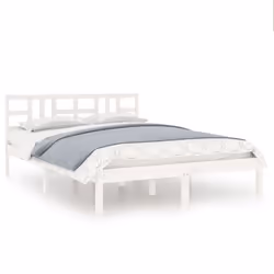 VidaXL 3105411, White, 155.5 cm, 2.06 m, 31 cm, 1500 x 2000 mm, 1560 x 40 x 1000 mm