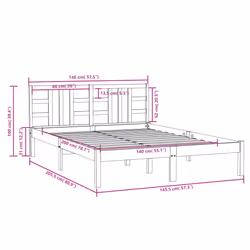 VidaXL 3105411 bed frame - Additional view 6