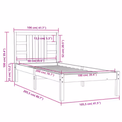 VidaXL 3105428 bed frame - Additional view 5