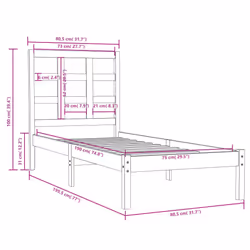 VidaXL 3105431 bed frame - Additional view 6