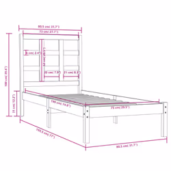 VidaXL 3105435 bed frame - Additional view 6