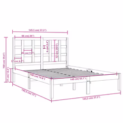 VidaXL 3105454 bed frame - Additional view 5