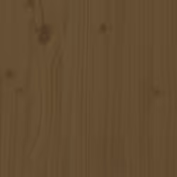 vidaXL Bed Frame Bed Base Bedstead Bedroom Mattress Foundation Solid Wood - honey brown, 200 x 200 cm - Additional view 4