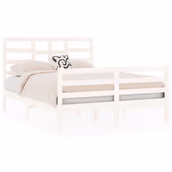 VidaXL 3105841, White, 146 cm, 195.5 cm, 104 cm, 1400 x 1900 mm, 1460 x 40 x 1040 mm