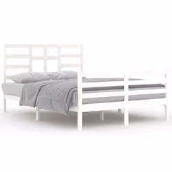 VidaXL 3105861, White, 146 cm, 2.06 m, 104 cm, 1400 x 2000 mm, 1460 x 40 x 1040 mm
