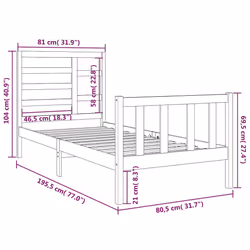 VidaXL 3105889 bed frame - Additional view 5