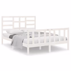 VidaXL 3105906, White, 146 cm, 195.5 cm, 104 cm, 1400 x 1900 mm, 1460 x 40 x 1040 mm