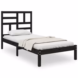 VidaXL 3105944, Black, 106 cm, 2.06 m, 104 cm, 1000 x 2000 mm, 1060 x 40 x 1040 mm