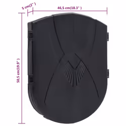 vidaXL Electric Dartboard with Darts Black Polypropylene Dart Target Game