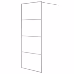 vidaXL Walk-in Shower Wall ESG Glass Shower Cubicle Multi Colours/Sizes/Models - 80 x 195 cm