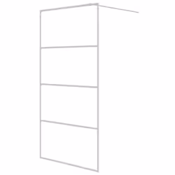 vidaXL Walk-in Shower Wall ESG Glass Shower Cubicle Multi Colours/Sizes/Models - 100 x 195 cm