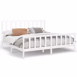 VidaXL 3106724, White, 2.06 m, 2.06 m, 69.5 cm, 2000 x 2000 mm, 2060 x 40 x 1000 mm