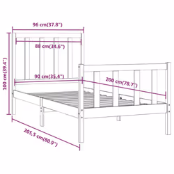 VidaXL 3106818 bed frame - Additional view 8