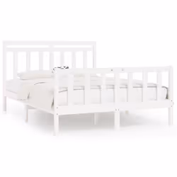 VidaXL 3107024, White, 126 cm, 2.06 m, 100 cm, 1200 x 2000 mm, 1260 x 40 x 1000 mm