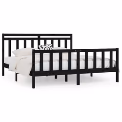 VidaXL 3107052, Black, 2.06 m, 2.06 m, 100 cm, 2000 x 2000 mm, 2060 x 40 x 1000 mm