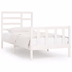 VidaXL 3107599, White, 96 cm, 2.06 m, 104 cm, 900 x 2000 mm, 960 x 40 x 1040 mm