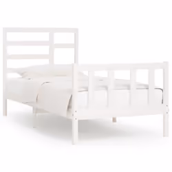 VidaXL 3107604, White, 106 cm, 2.06 m, 104 cm, 1400 x 2000 mm, 1060 x 40 x 1040 mm