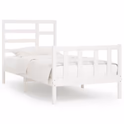 VidaXL 3107614, White, 146 cm, 2.06 m, 104 cm, 1400 x 2000 mm, 1460 x 40 x 1040 mm